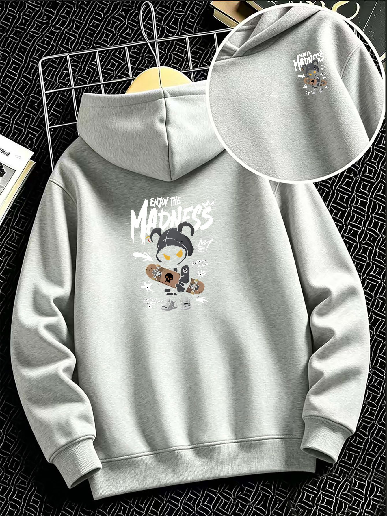 Boys' Fashion Hoodie: A Loose- - огляд і ціна Anime Merch Hoodie