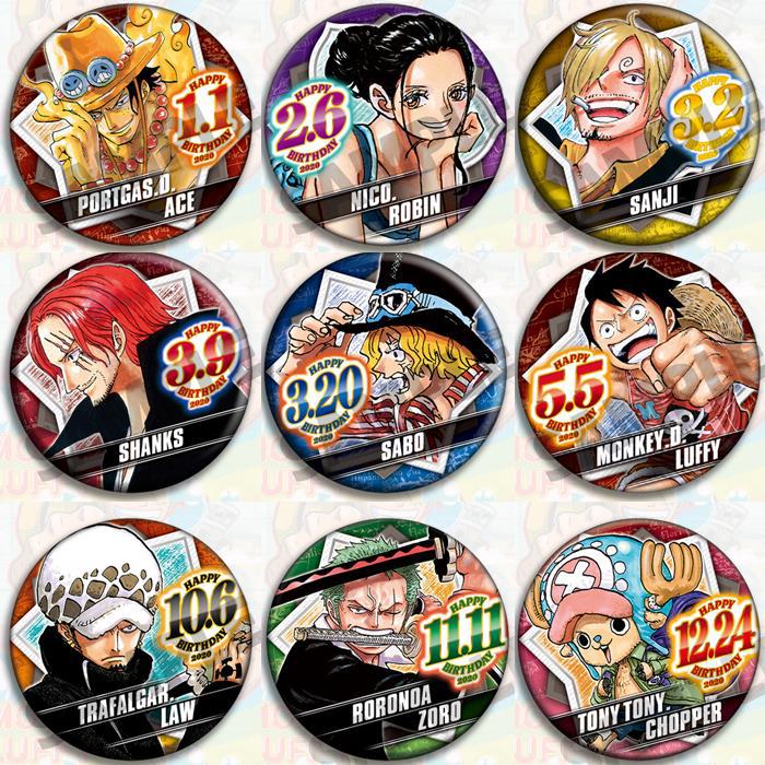 One Piece Anime Badge Set Offi - огляд і ціна Luffy Anime Merchandise