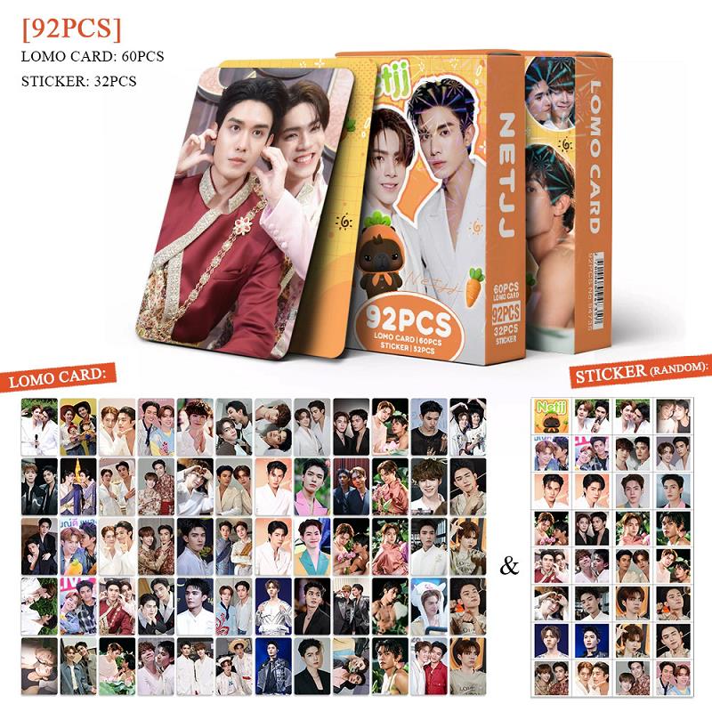 92Pcs/Set NetJJ Thai BL Actor  - огляд і ціна Sticker Sheet Set