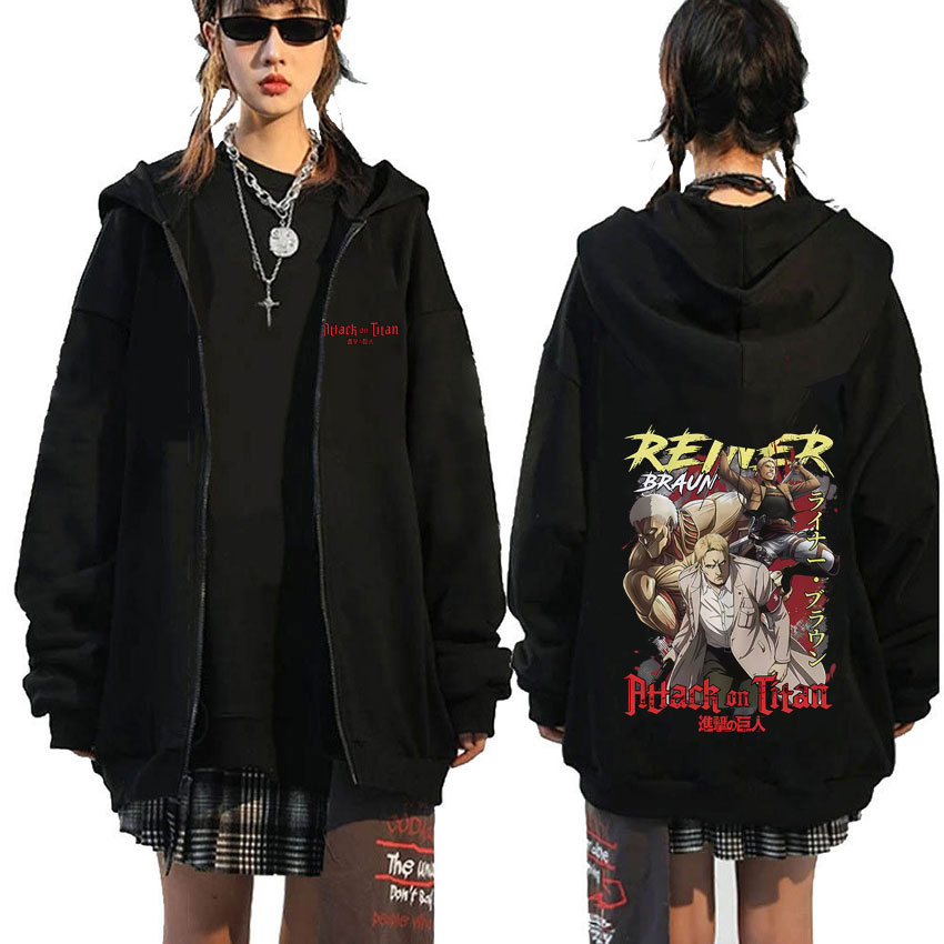 Anime Attack on Titan Reiner B - огляд і ціна Anime Merch Hoodie