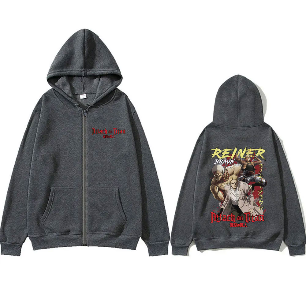 Anime Attack on Titan Reiner B - огляд і ціна Anime Merch Hoodie