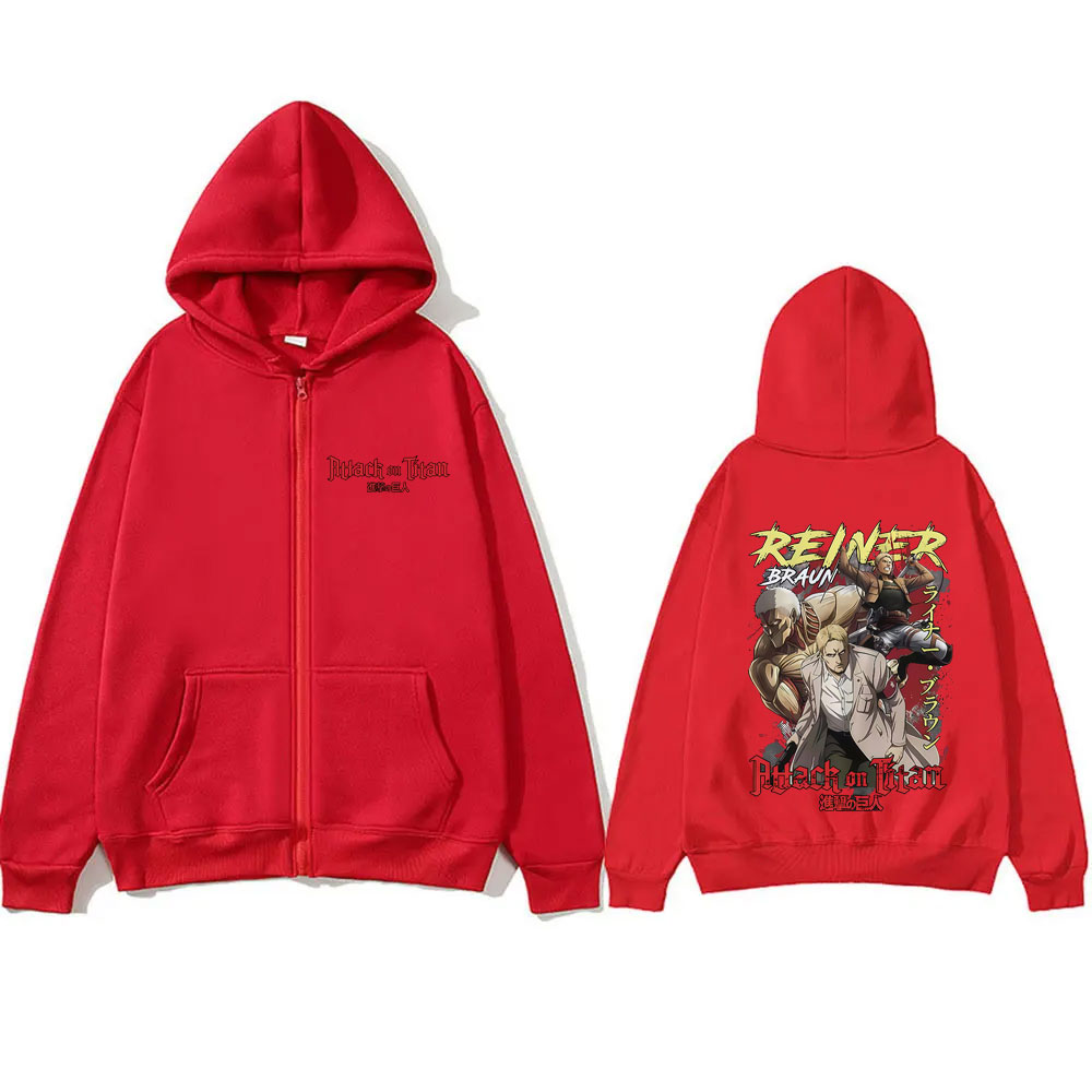 Anime Attack on Titan Reiner B - огляд і ціна Anime Merch Hoodie