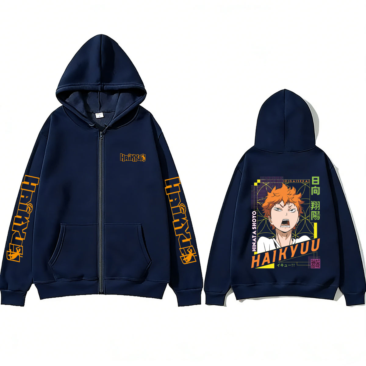Anime Haikyuu Shoyo Hinata Mer - огляд і ціна Anime Merch Hoodie