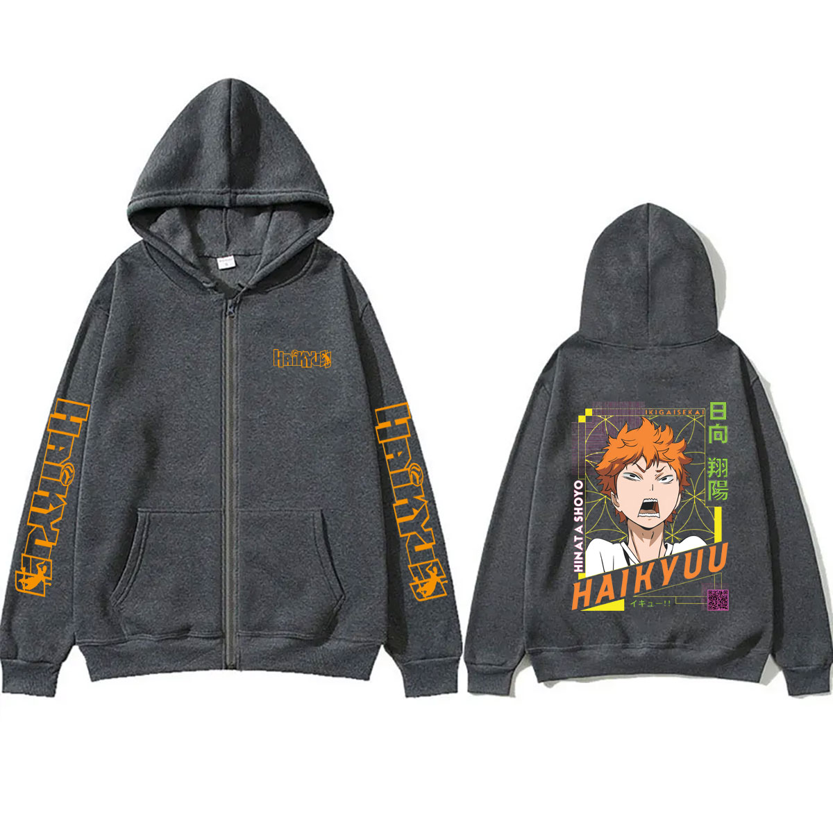 Anime Haikyuu Shoyo Hinata Mer - огляд і ціна Anime Merch Hoodie