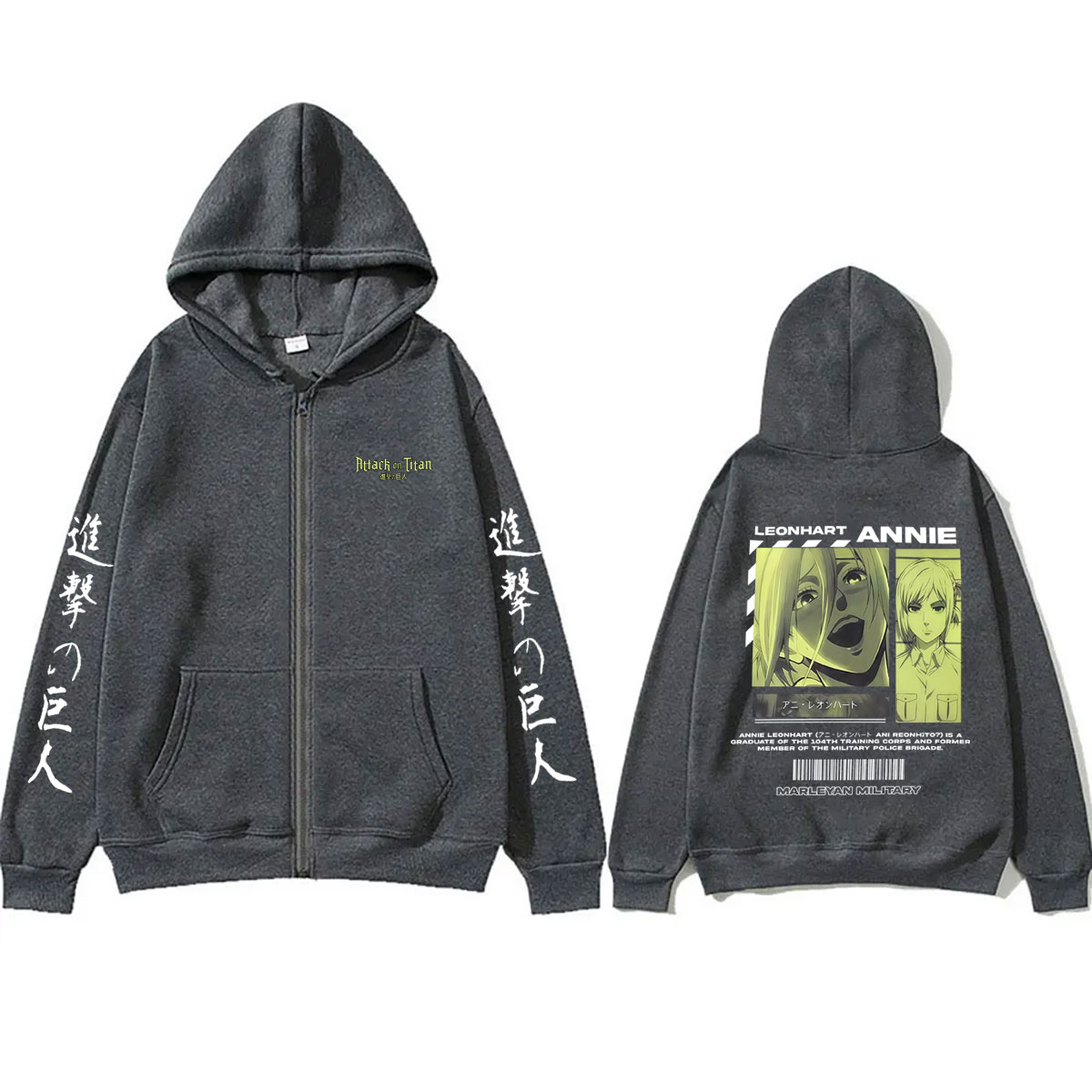 Anime Attack on Titan Annie Le - огляд і ціна Anime Merch Hoodie