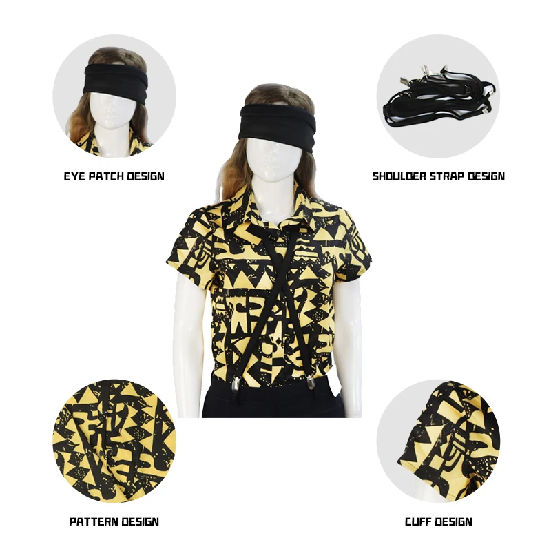 Eleven Yellow Shirt Belts Cosp - огляд і ціна Anime Merchandise For Women