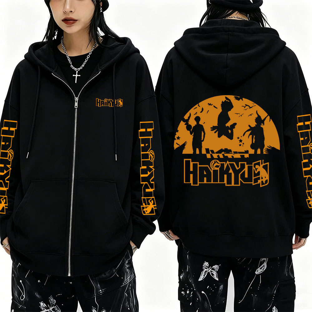 Anime Haikyuu Merch Zipper Hoo - огляд і ціна Anime Merch Hoodie