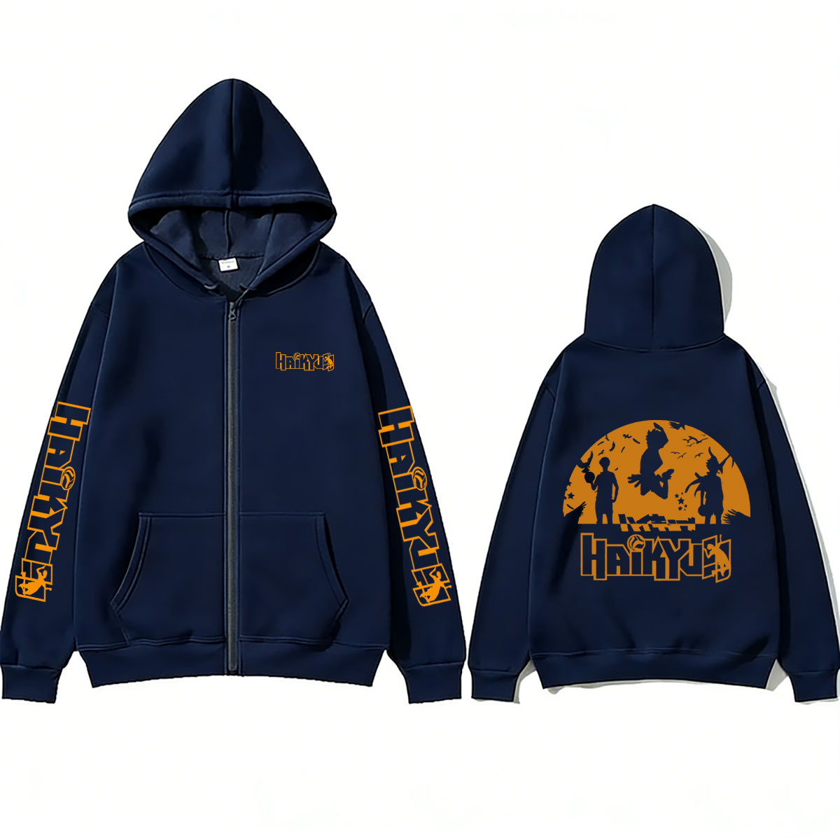 Anime Haikyuu Merch Zipper Hoo - огляд і ціна Anime Merch Hoodie