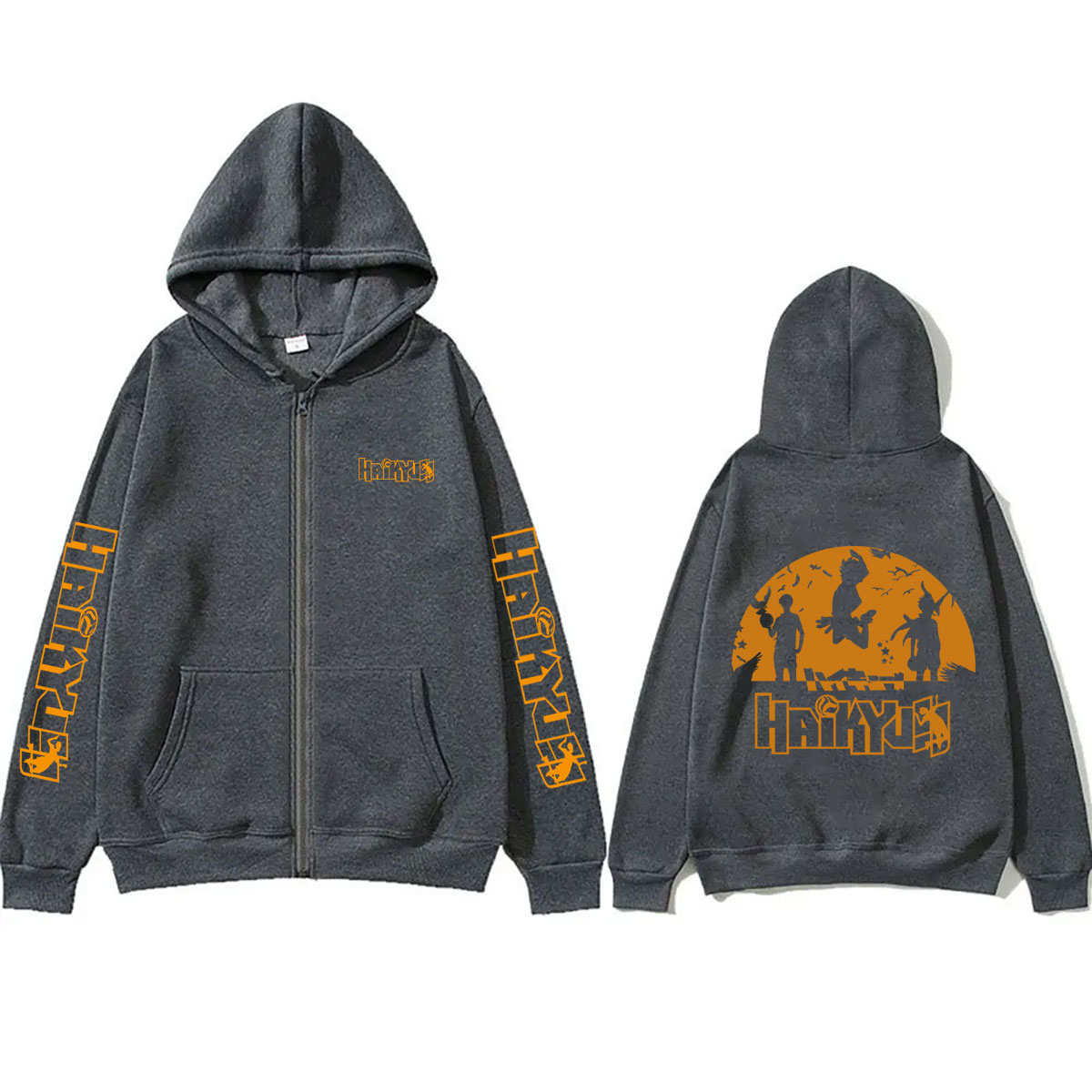 Anime Haikyuu Merch Zipper Hoo - огляд і ціна Anime Merch Hoodie