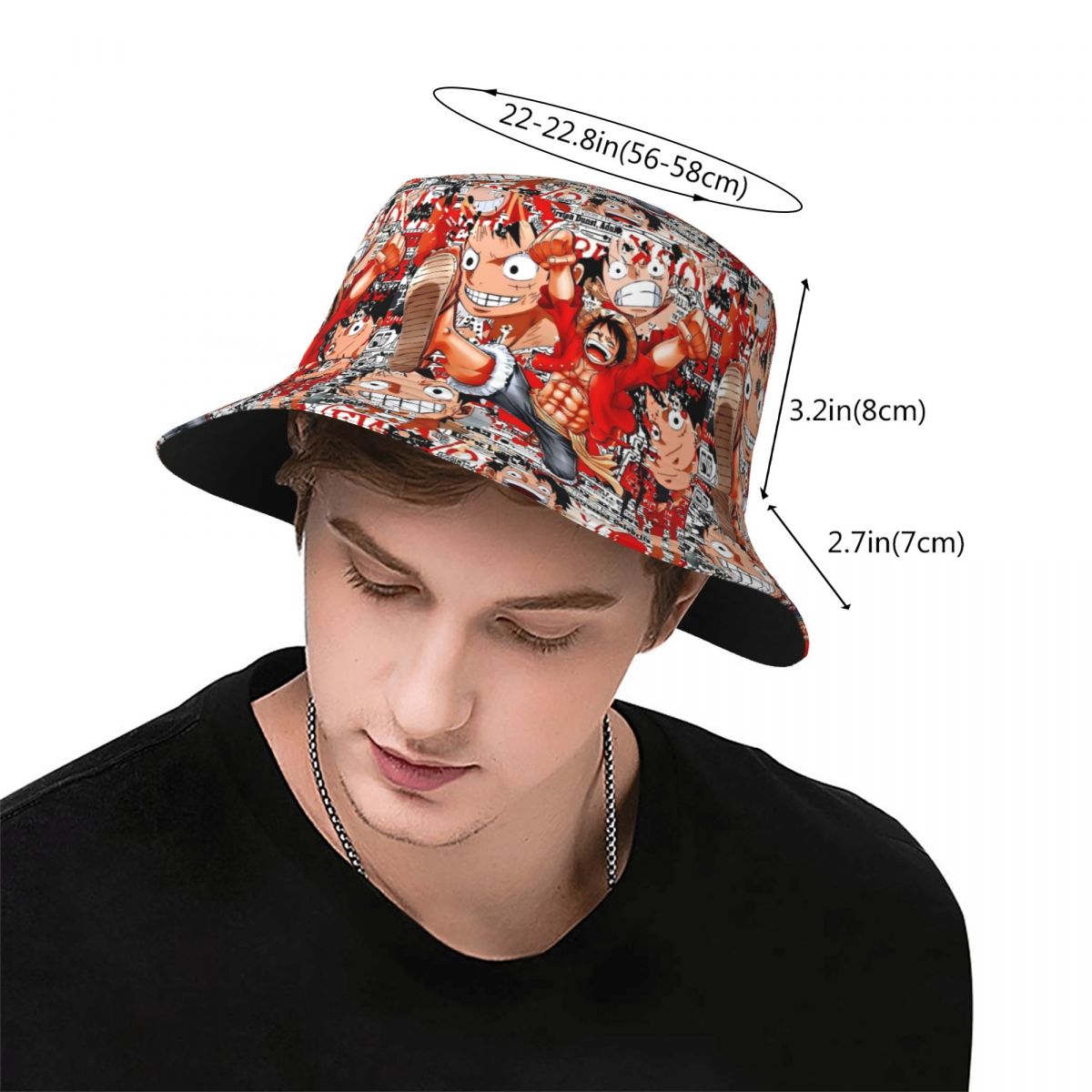 Anime One Piece Luffy Bucket H - огляд і ціна Luffy Anime Merchandise